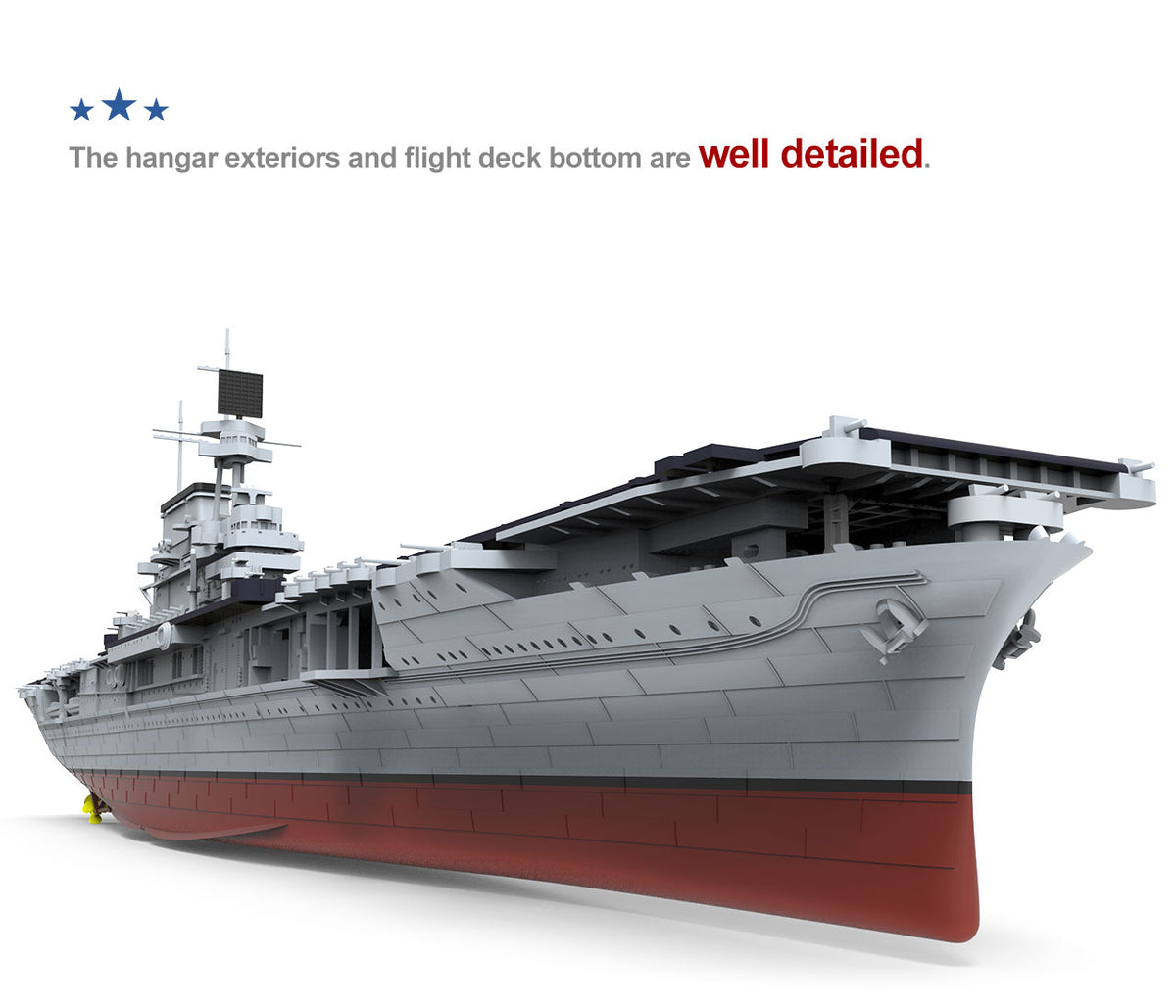 Meng 1/700 US Navy Aircraft Carrier Enterprise (CV-6)