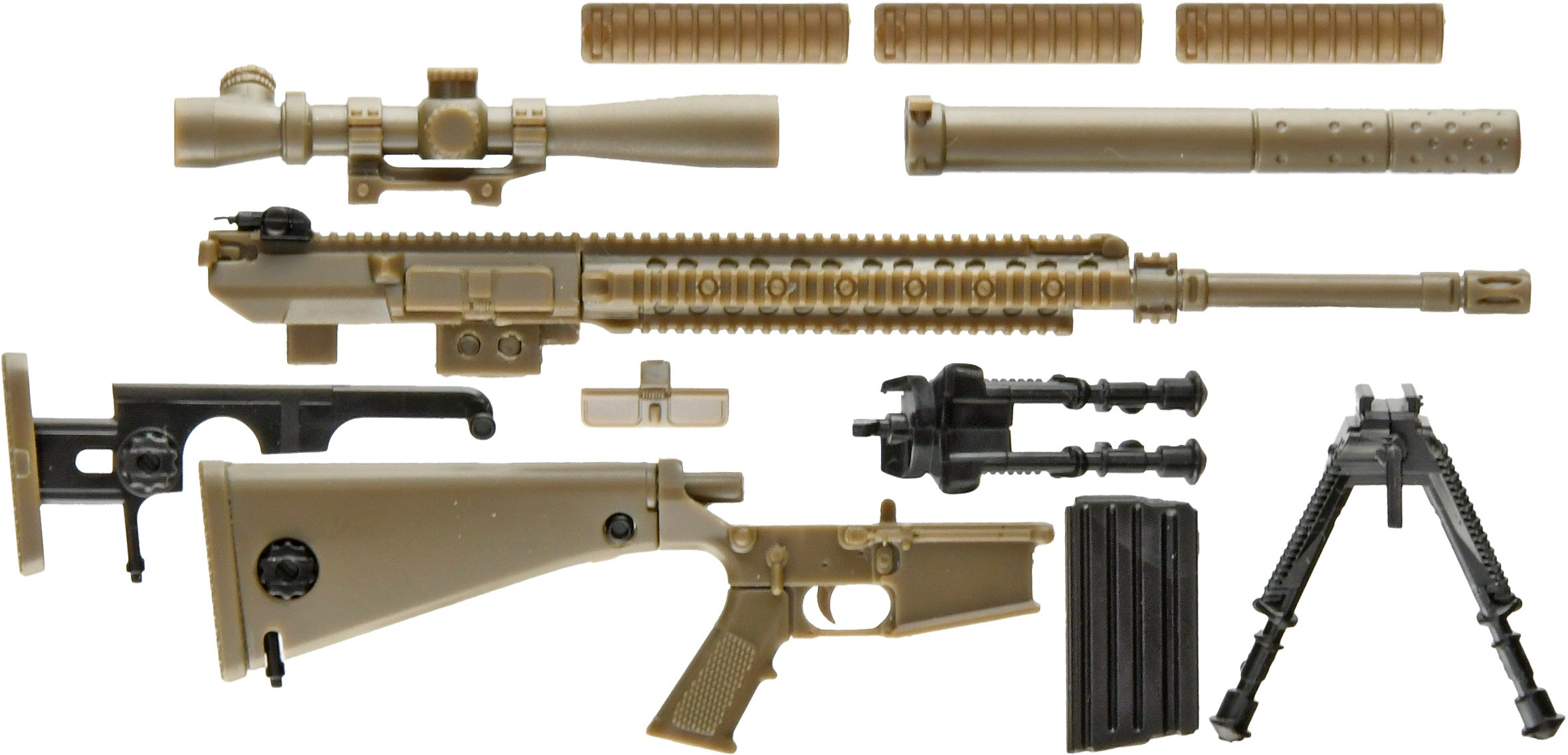 Little Armory LA110 M110SASS Type 1/12 Scale Accessory Set