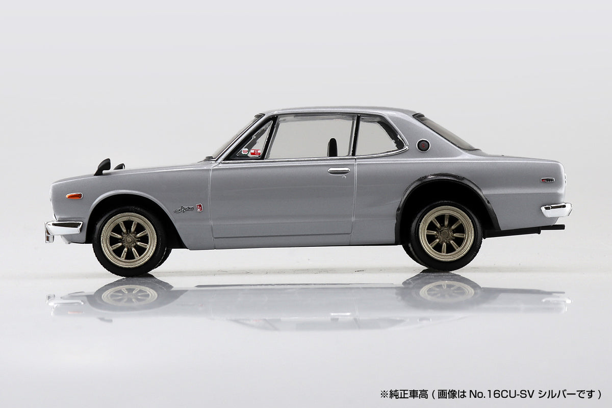 Aoshima 1/32 SNAP KIT#16CU-SV Nissan C10 Skyline 2000GT-R Custom Wheel (Silver)