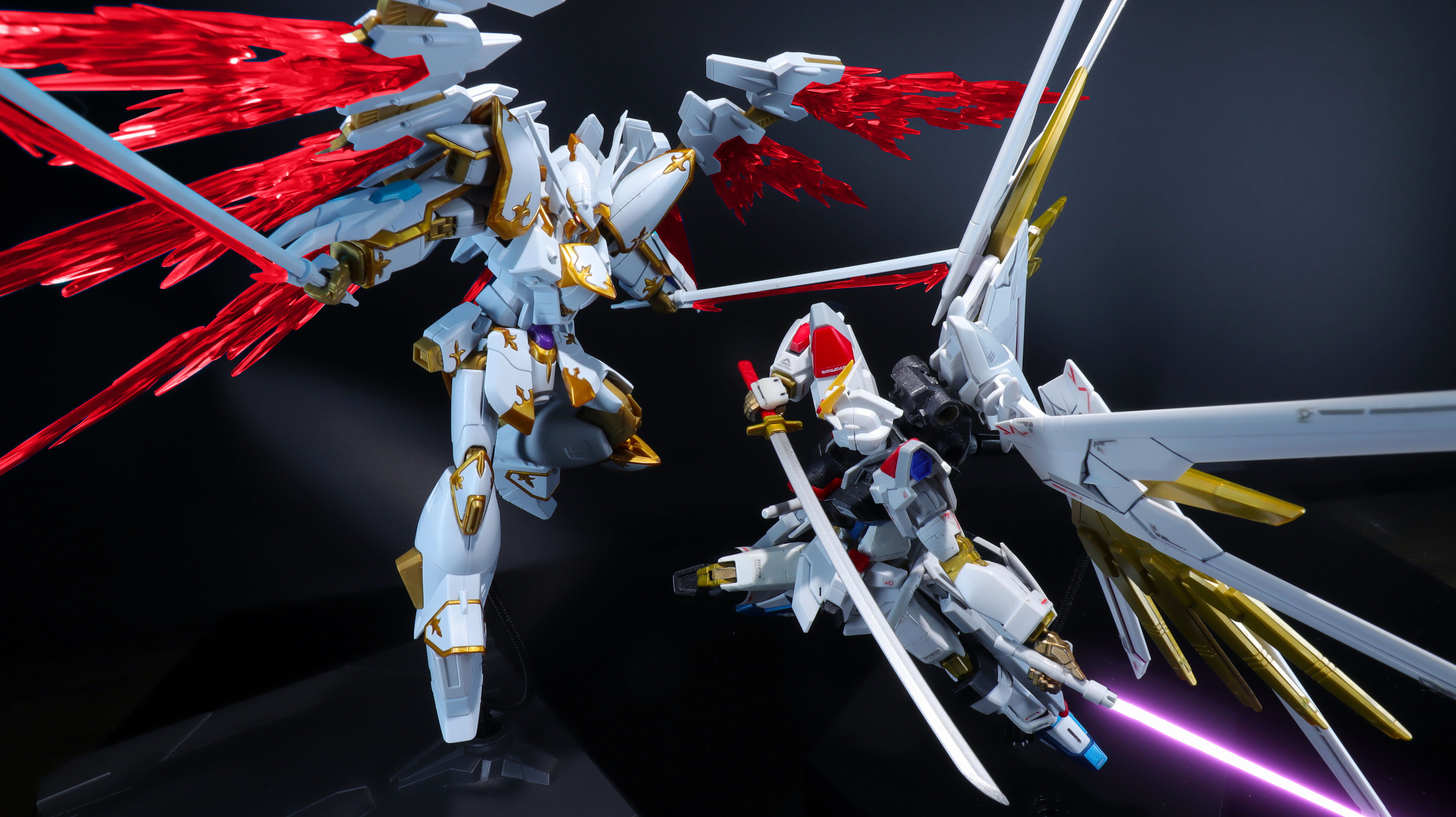 Wing Effects for HG Black Knight Squad Cal-re.A (Red)