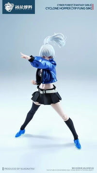Cyber Forest Fantasy Girls Cyclone Hopper Yip Fung Sim 1/12 Scale Model Kit (With Bonus)