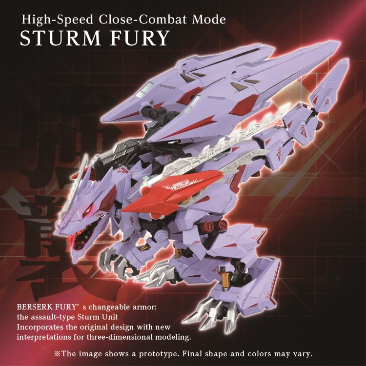 Zoids Adamas Machina AM-Z01CP Berserk Fury Sturm ＆ Jagd Unit Model Kit Accessory Set