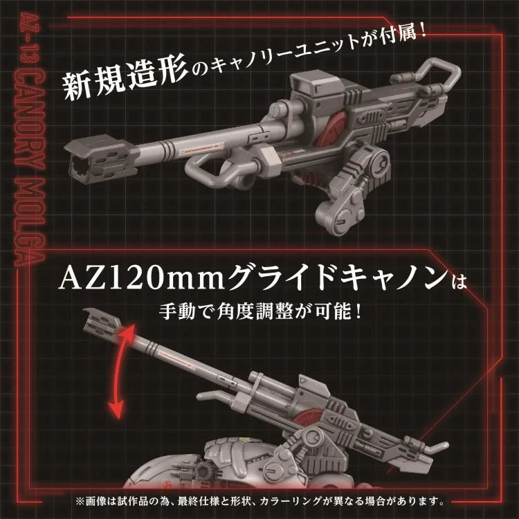 Zoids Advanced Zi AZ-13 Canory Molga 1/72 Scale Model Kit