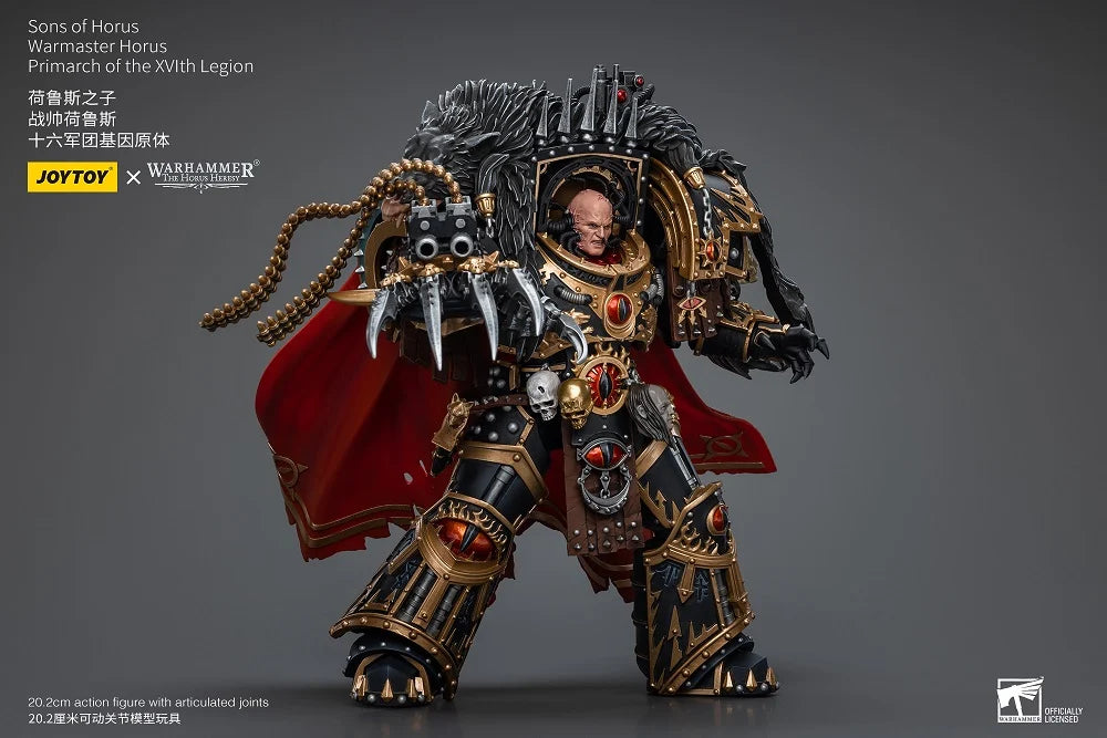 Warhammer 40K Sons of Horus Warmaster Horus, Primarch of the XVLth Legion 1/18 Scale Action Figure