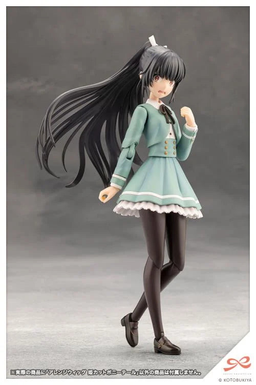 Sousai Shojo Teien Arranged Wigs Hime Cut Ponytail 1/10 Scale Accessory Set