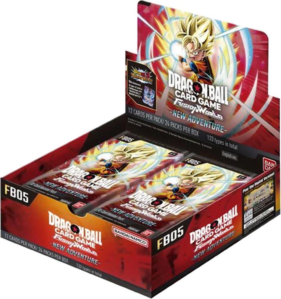Dragon Ball Super Trading Card Game Fusion World New Adventure Display Booster Box (24 Packs)