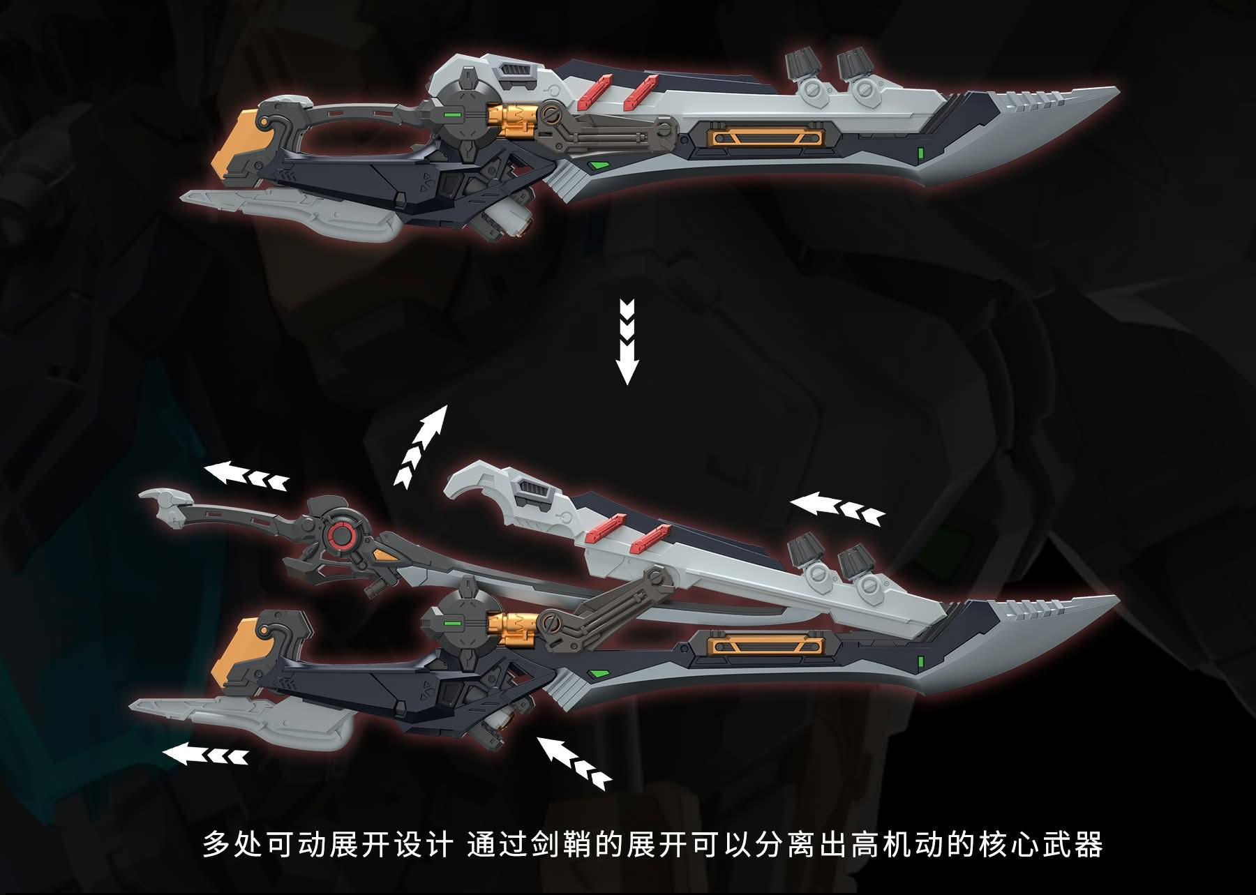 In Era + RMB series, 1/72 scale Fenrir model