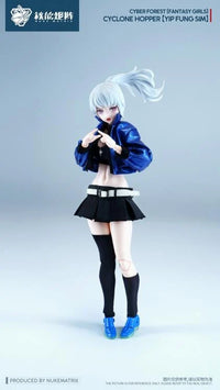 Cyber Forest Fantasy Girls Cyclone Hopper Yip Fung Sim 1/12 Scale Model Kit (With Bonus)