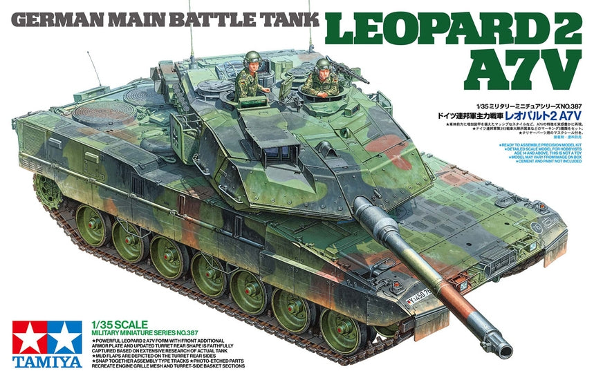 Tamiya 1/35 MM German Main Battle Tank Leopard 2 A7V