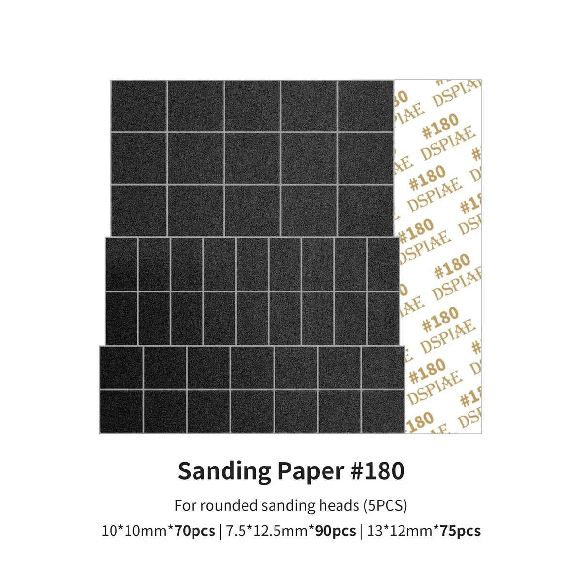 DSPIAE MSP-ES01 Sanding Paper for Arc Reciprocating Sanding Head #180