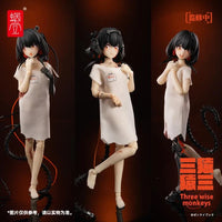 Three Wise Monkeys 03 Speak No Evil 1/12 Scale Action Figure