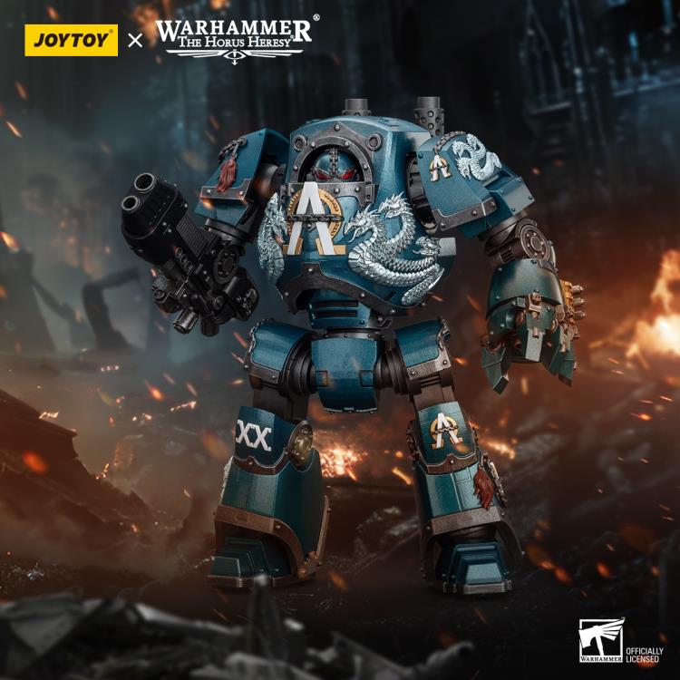 Warhammer The Horus Heresy Alpha Legion Contemptor Dreadnought with Gravis Plasma Cannon 1/18 Scale Action Figure