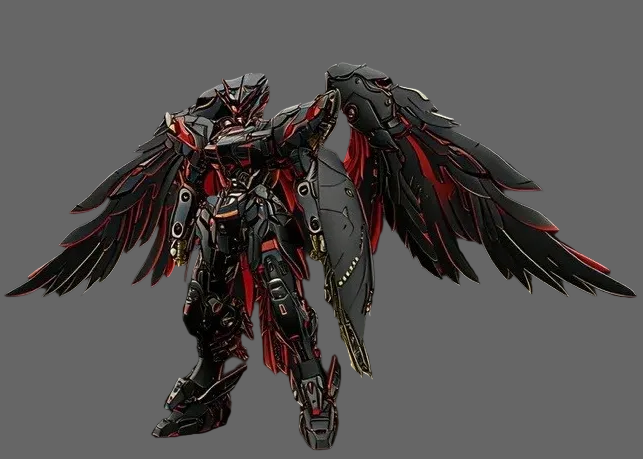 MG Mecha Core Industry Oberon 2.0 Black Red 1/100 Scale Model Kit