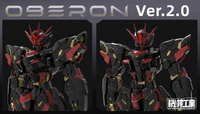 MG Mecha Core Industry Oberon 2.0 Black Red 1/100 Scale Model Kit