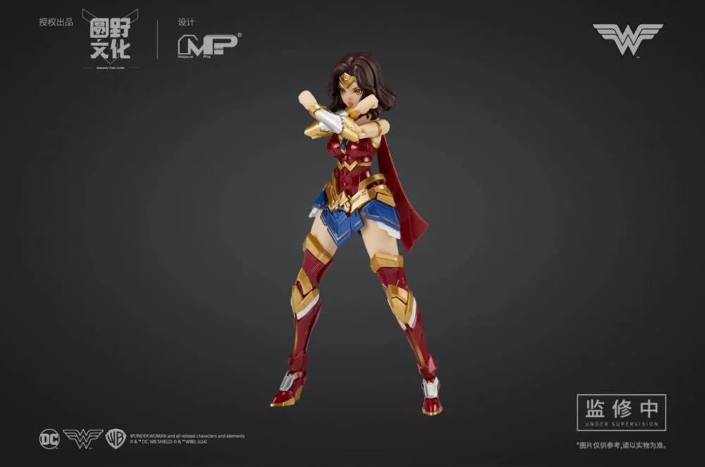 DC Comics DC-01 Wonder Woman (Classic Battle Suit & Golden Eagle Armor) 1/10 Scale Model Kit