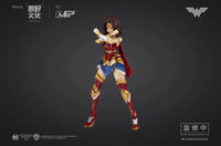 DC Comics DC-01 Wonder Woman (Classic Battle Suit & Golden Eagle Armor) 1/10 Scale Model Kit