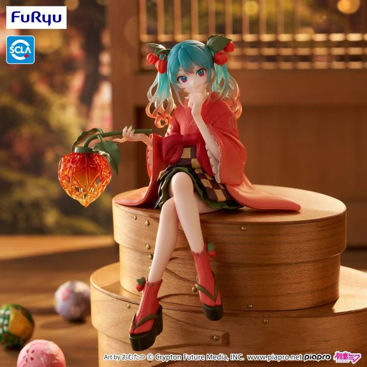 Vocaloid Hatsune Miku (Flower Fairy Winter Cherry) Noodle Stopper Figure