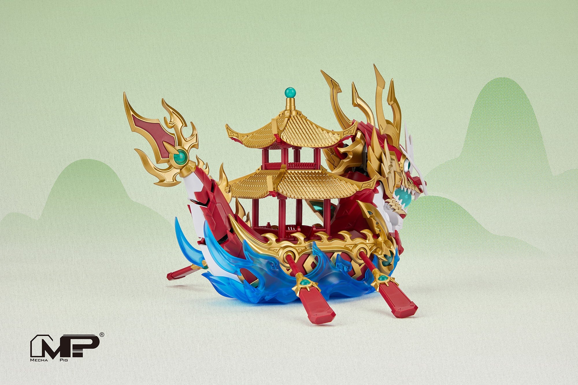 Mecha Pig MP-02R Dragon Boat (Red Ver.) Model Kit