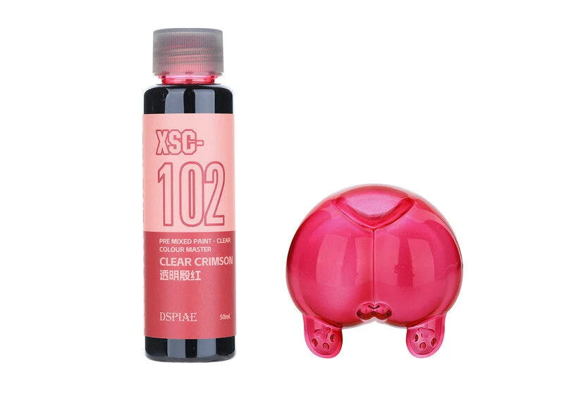 DSPIAE XSC-102 Water Based Pre-Clear Crimson 50ML