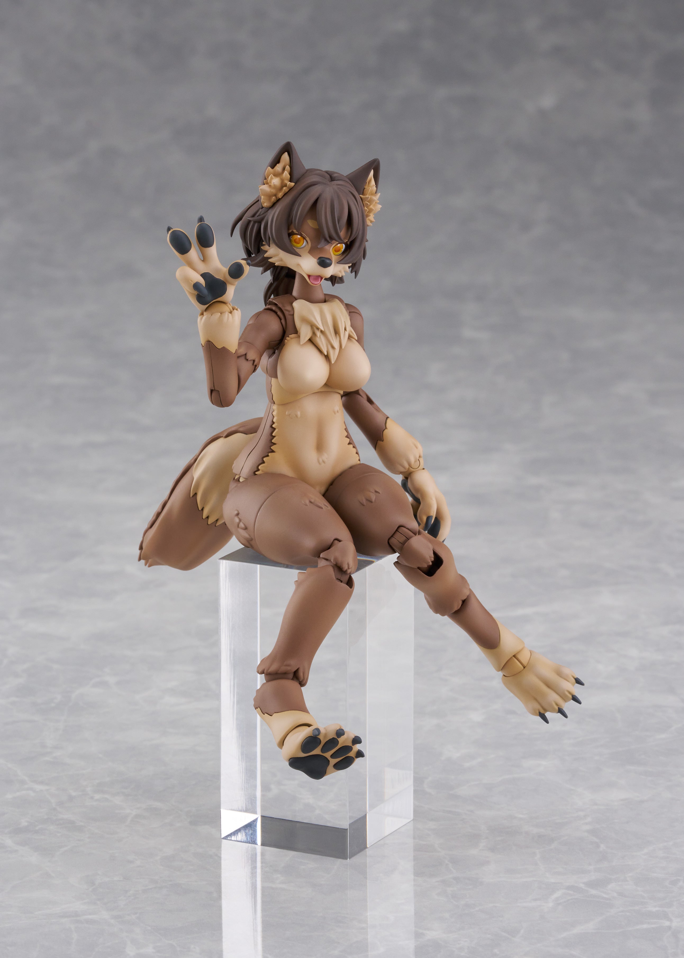 Aoshima Kemopla #KP-02R, Japanese Wolf