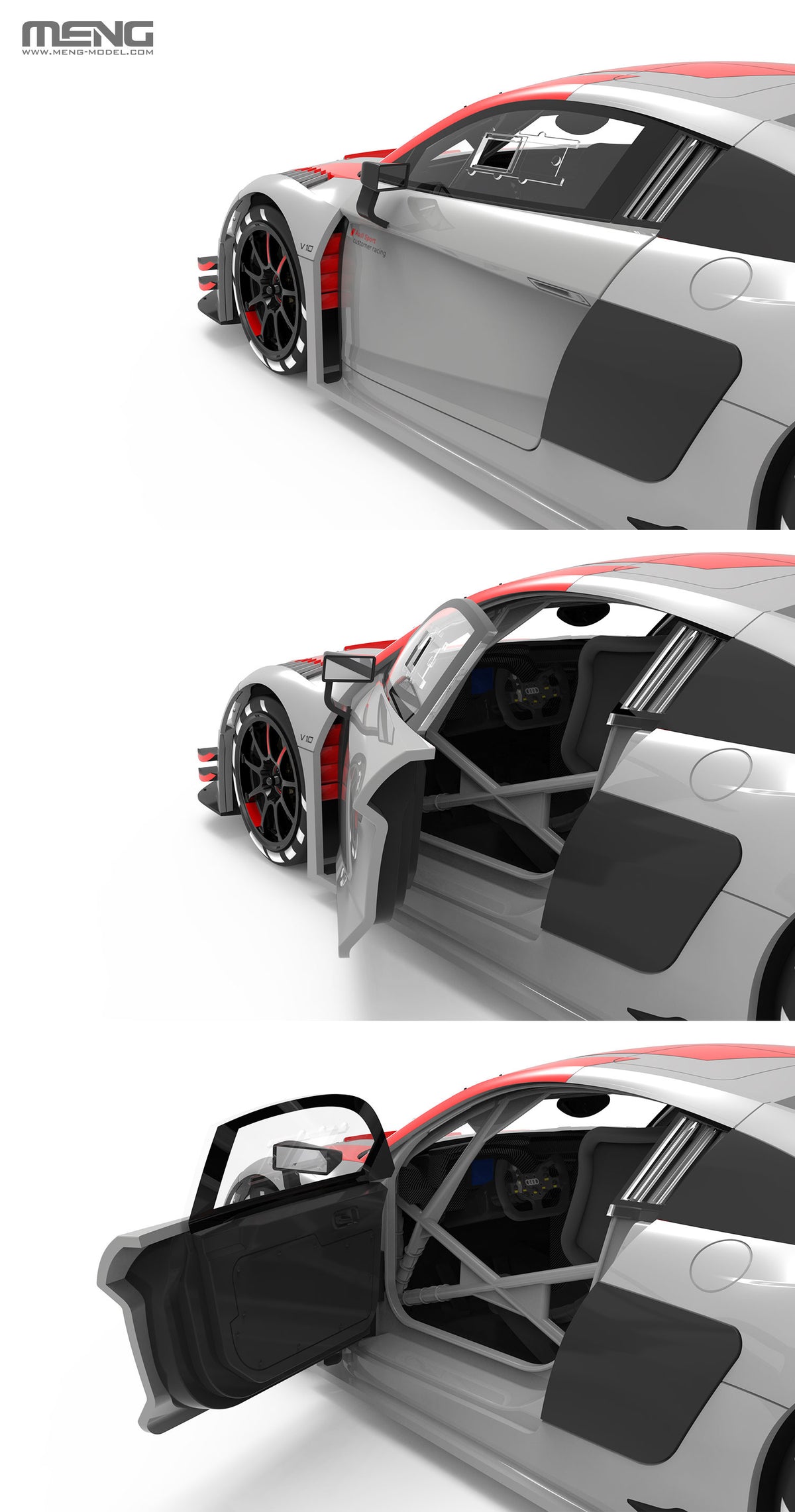 Meng 1/24 Audi R8 LMS GT3 2019