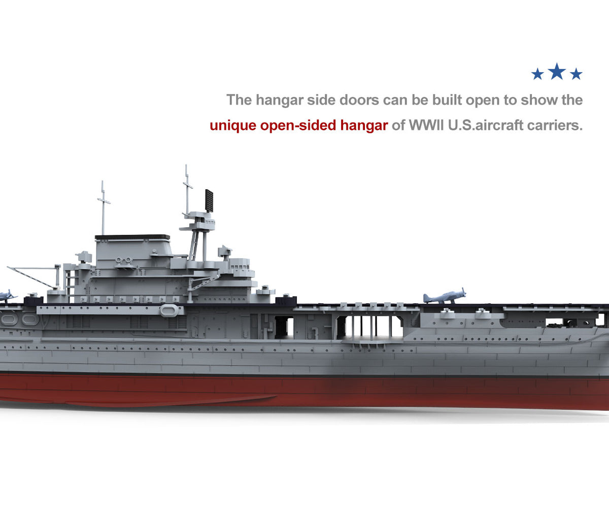 Meng 1/700 US Navy Aircraft Carrier Enterprise (CV-6)