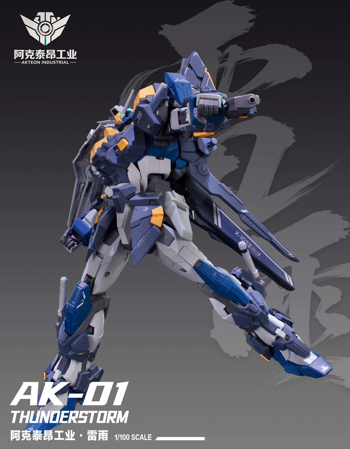 Akteon Industrial Blu Duel Model Kit