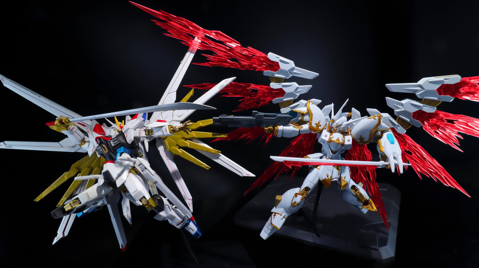 Wing Effects for HG Black Knight Squad Cal-re.A (Red)