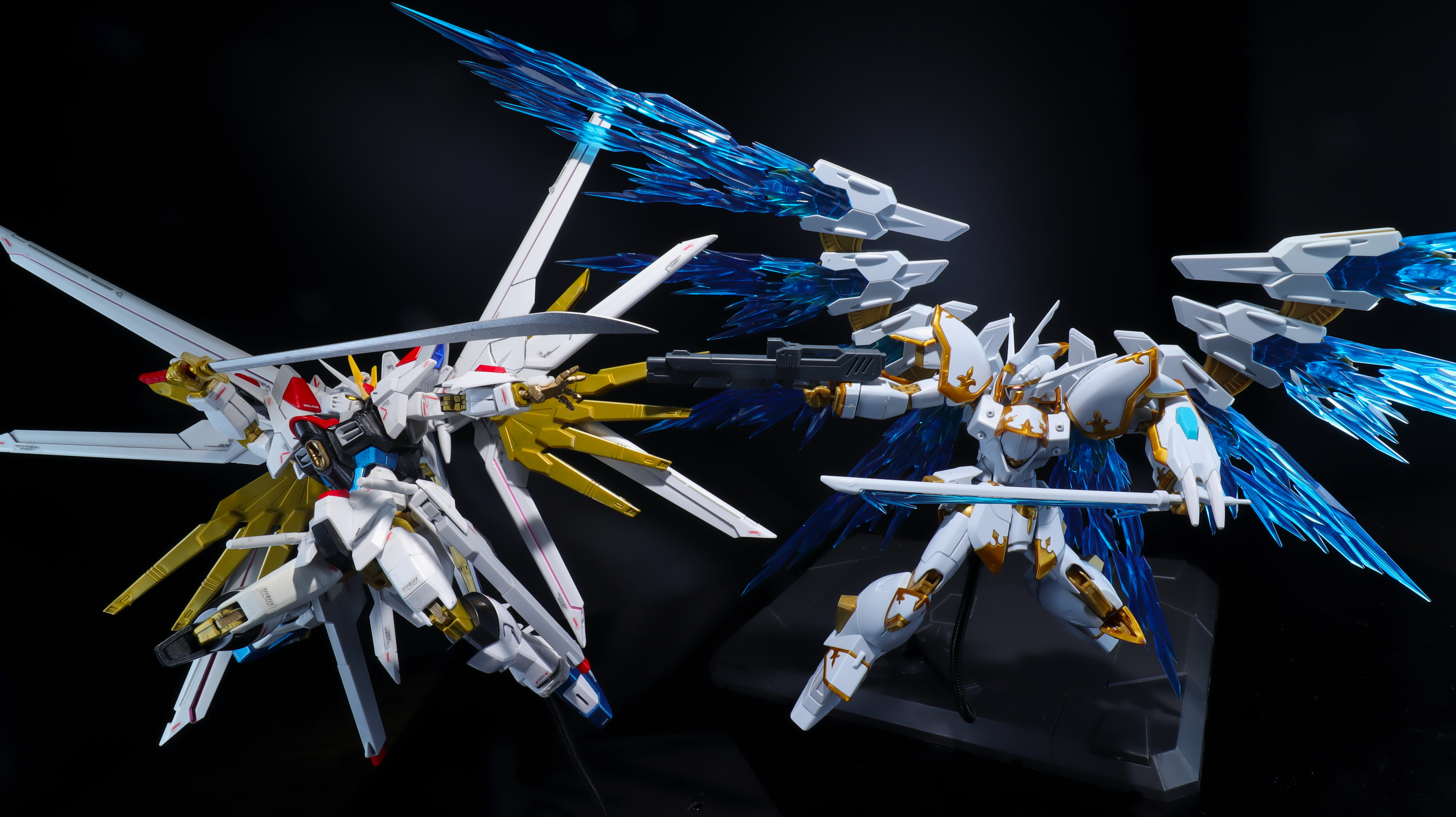 Wing Effects for HG Black Knight Squad Cal-re.A (Blue)