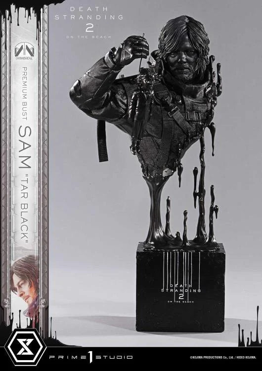 Death Stranding 2 On the Beach Sam (Tar Black) 1/3 Scale Premium Bust