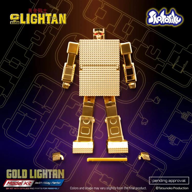 Golden Warrior Gold Lightan Gold Lightan Limited Edition Model Kit