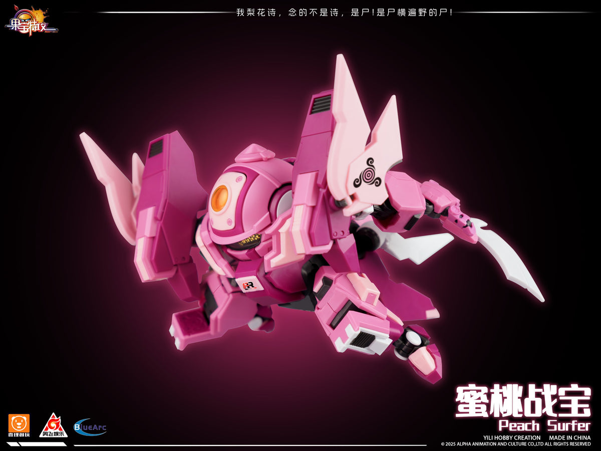 Fruity Robo Peach Surfer Model Kit