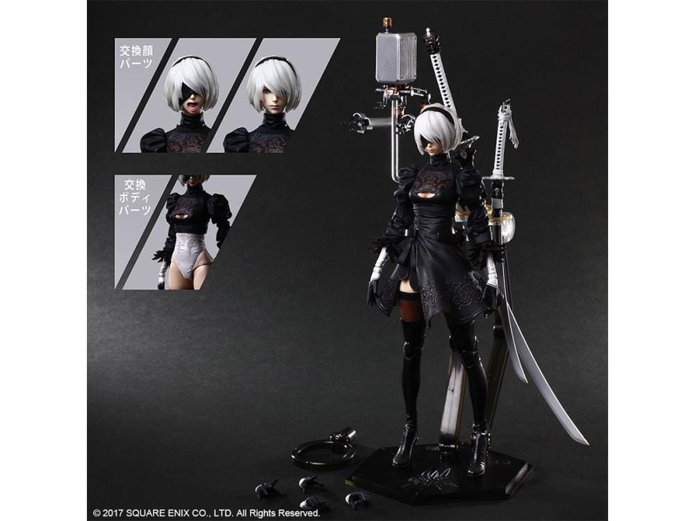 NieR Automata Play Arts Kai 2B (YoRHa No. 2 Type B) Deluxe Version