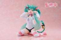 Vocaloid Desktop Cute Miku Hatsune (Nekomimi T-Shirt Ver.) Figure