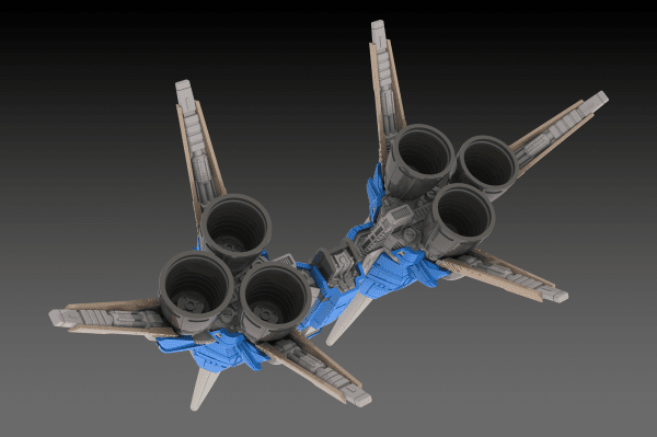 RayForce RVA-818 X-LAY (2P Color) 1/144 Scale Model Kit – USA Gundam Store