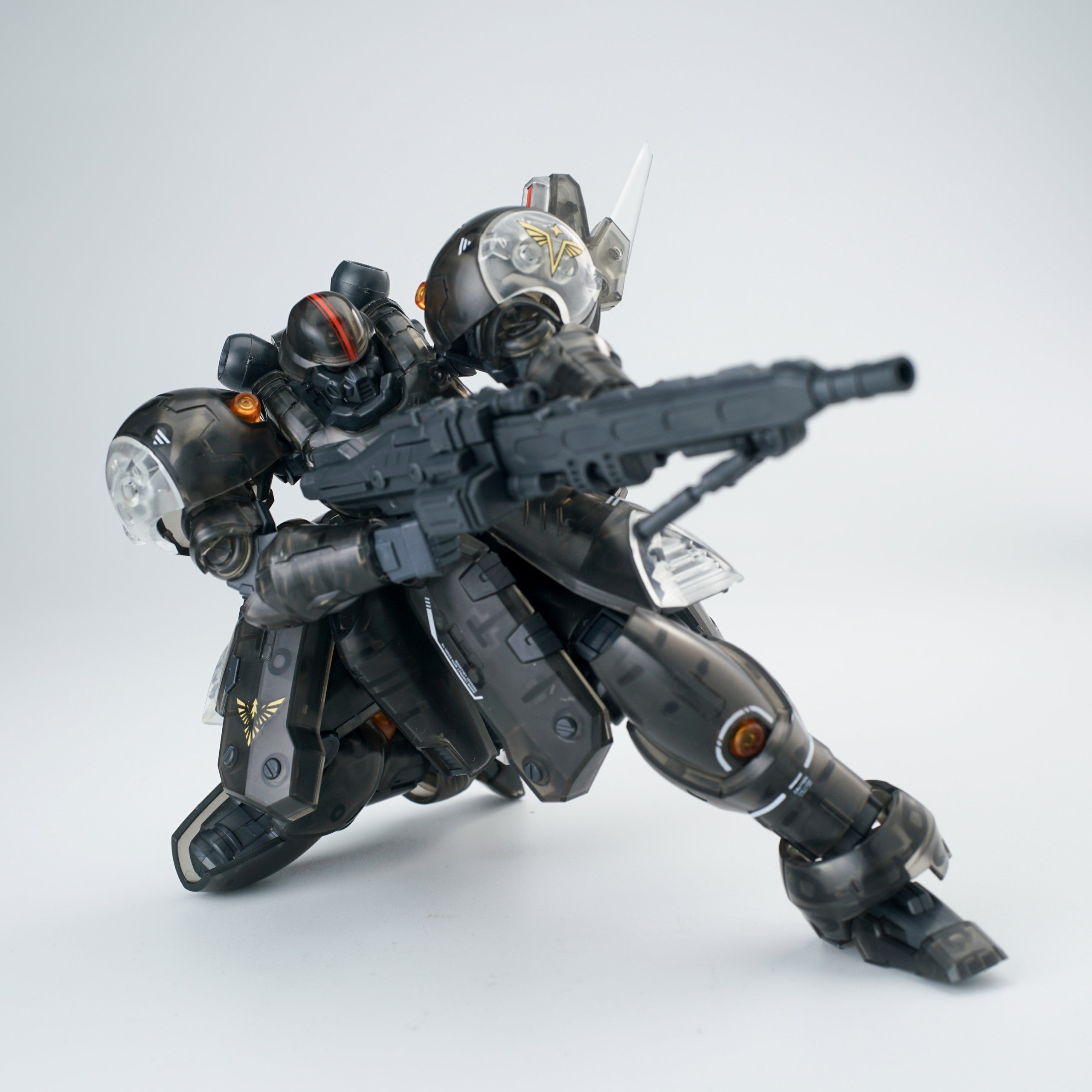 Ultra Action Trooper Series ZA-11PS Zyklon (Transparent Black Ver.) 1/144 Scale Model Kit