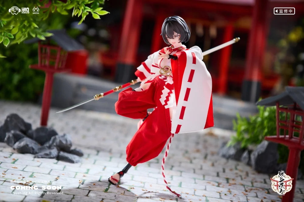Combat Priestess Kikyou Uefuji 1/12 Scale Action Figure (With Bonus)