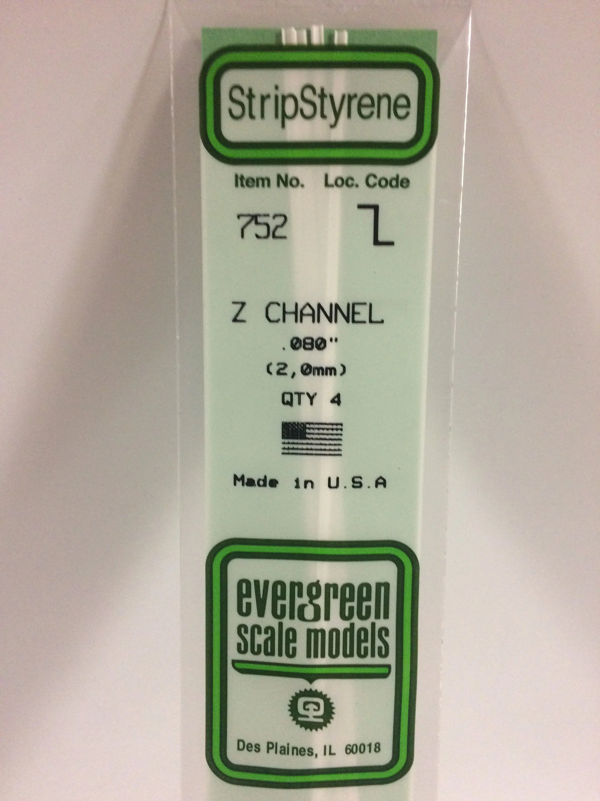 .080 Z Channel 4pk