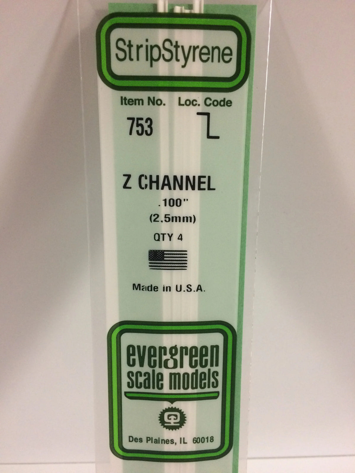 .100 Z Channel 4pk