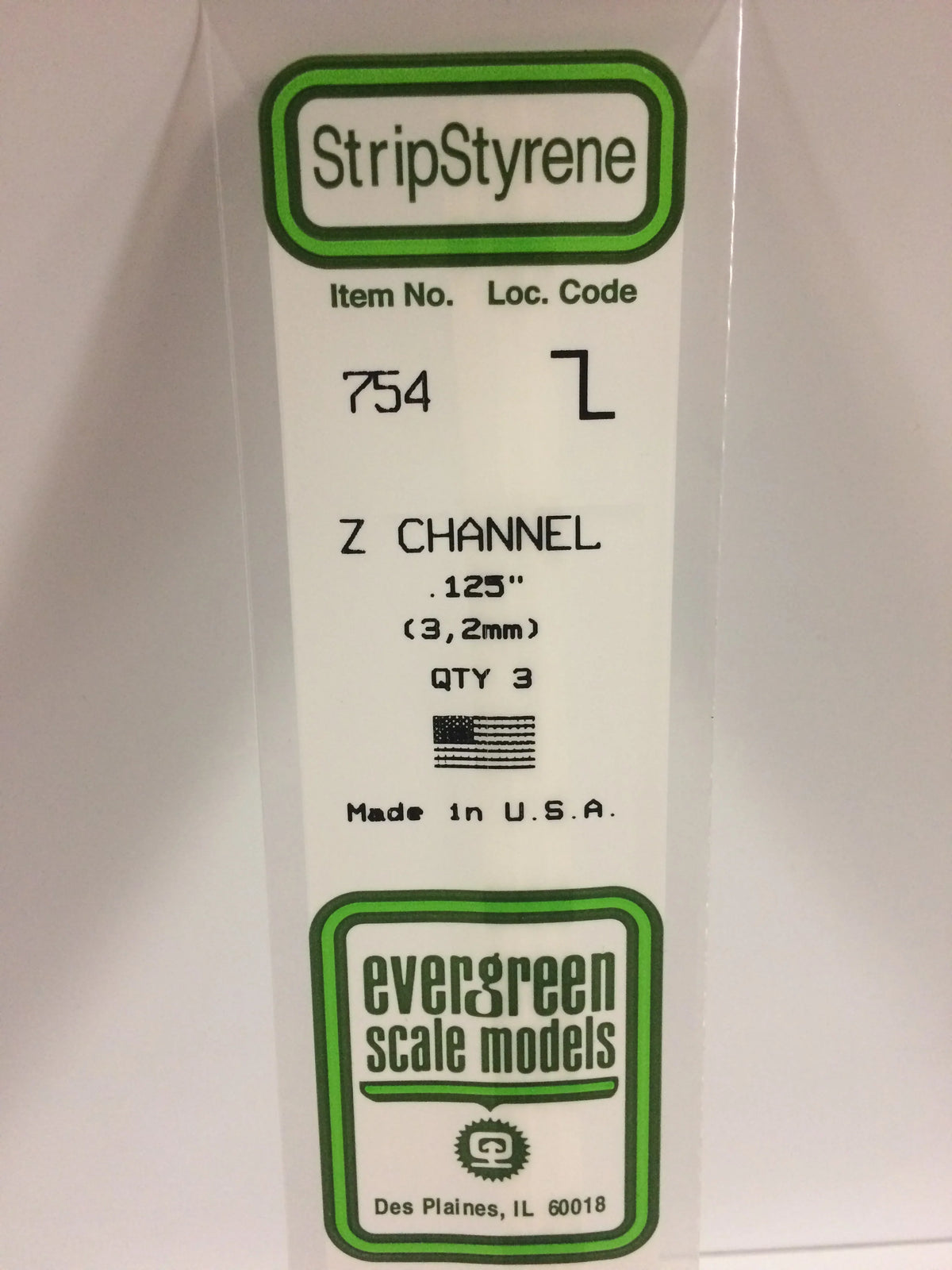 .125 Z Channel 4pk