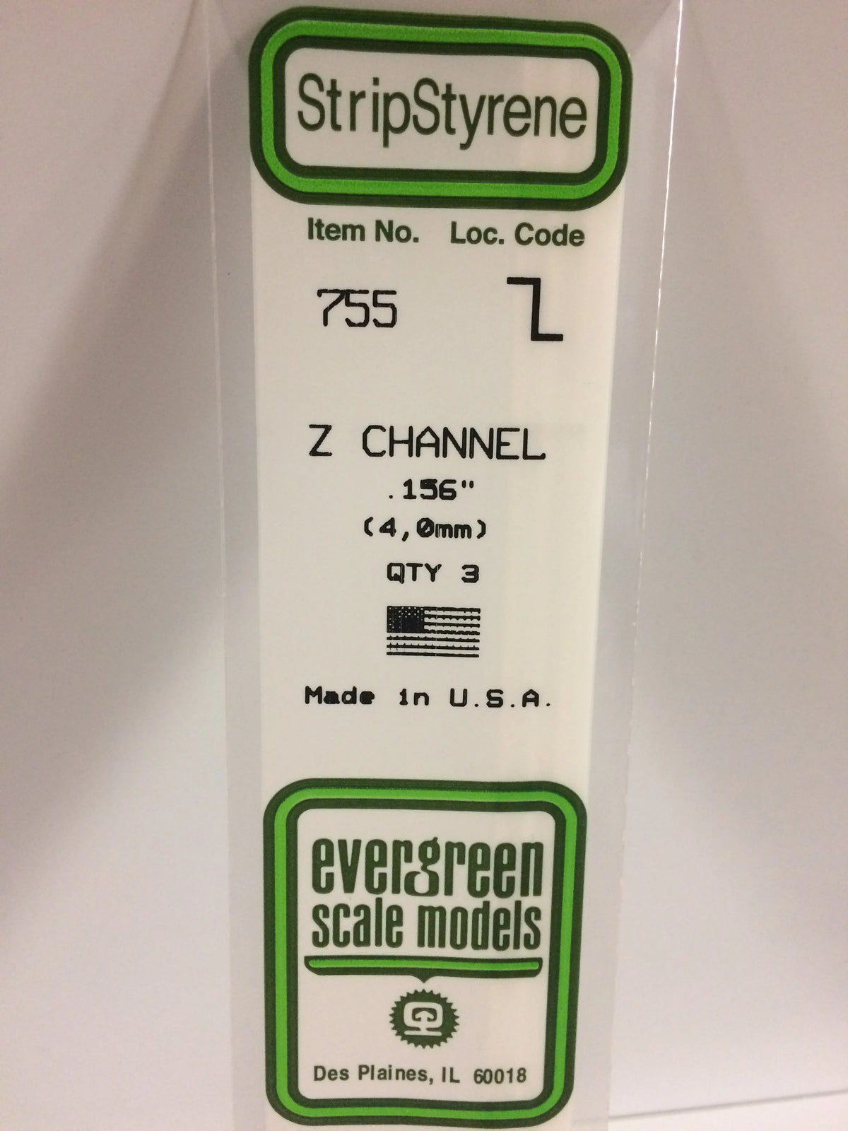 .156 Z Channel 4pk