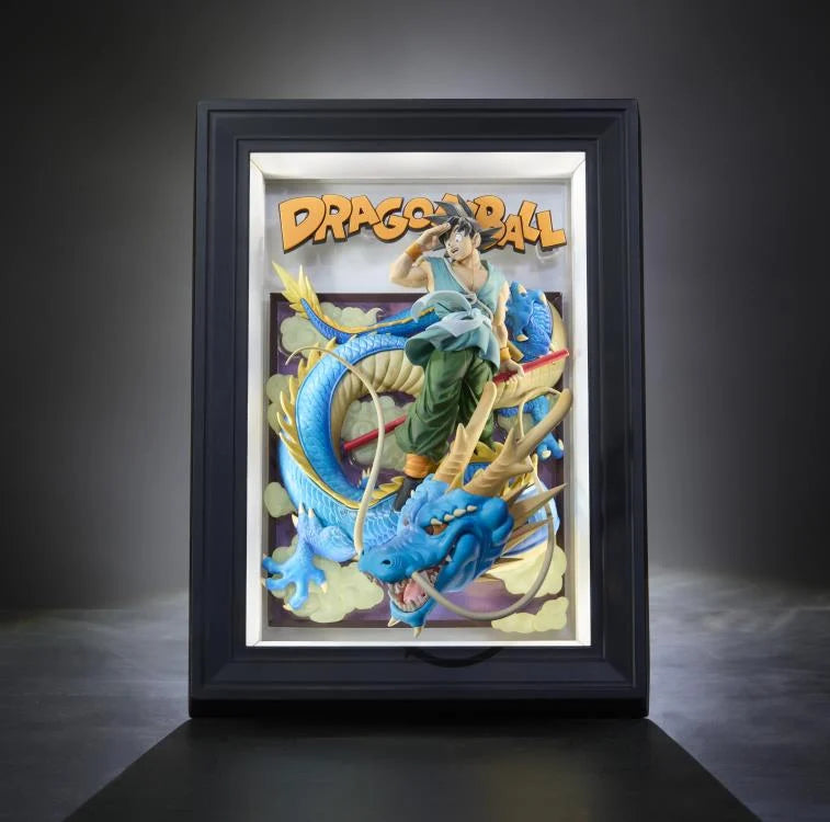 Dragon Ball Tamashii Art Goku and Dragon 3D Wall Art