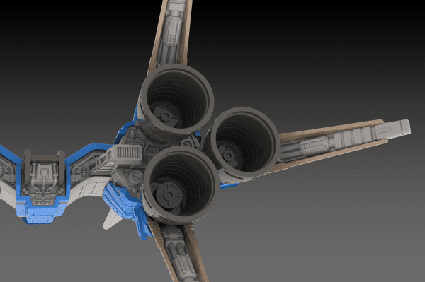 RayForce RVA-818 X-LAY (2P Color) 1/144 Scale Model Kit – USA Gundam Store