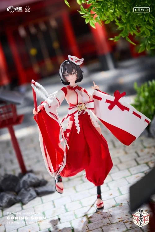 Combat Priestess Kikyou Uefuji 1/12 Scale Action Figure (With Bonus)