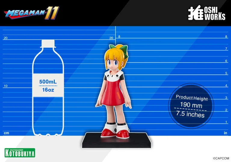Mega Man 11 Oshi Works Roll Figure
