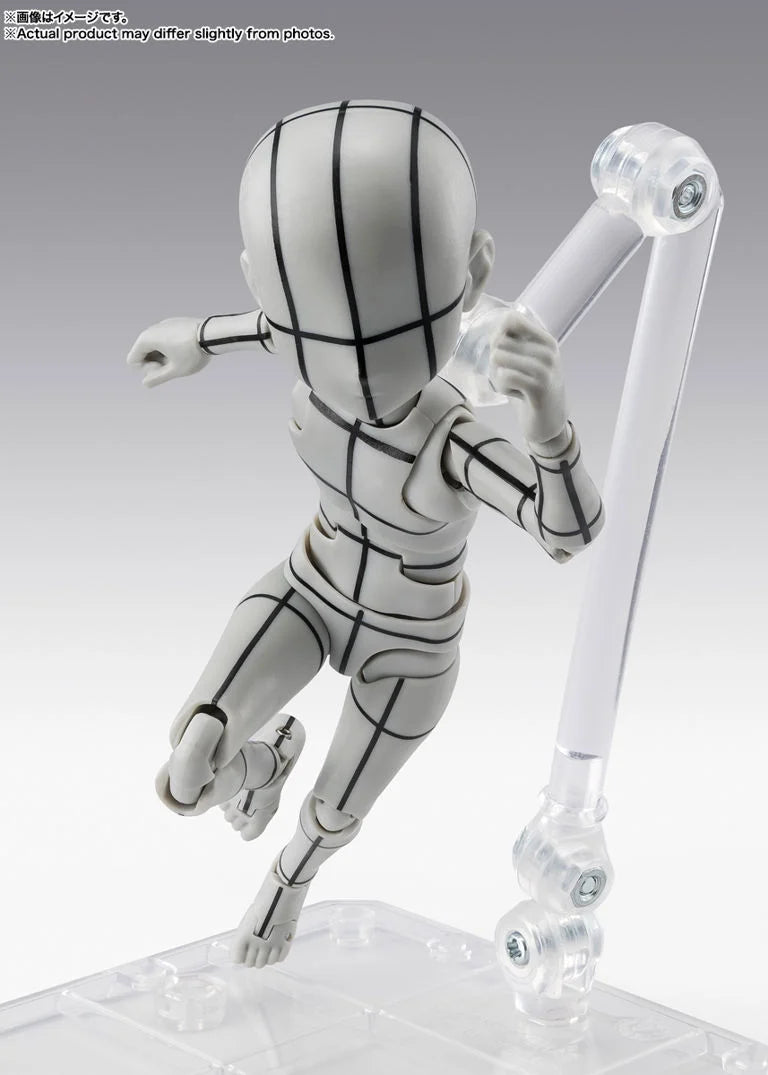 S.H.Figuarts Body-kun Ken Sugimori Edition (Wireframe Gray Color Ver.) Action Figure
