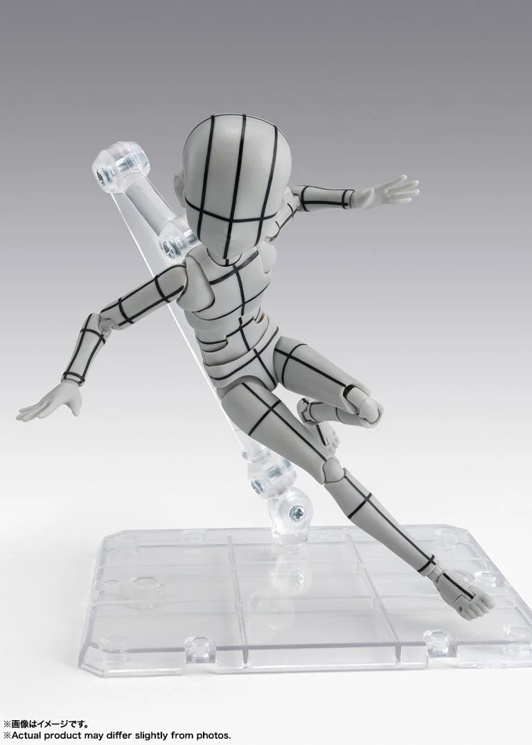 S.H.Figuarts Body-kun Ken Sugimori Edition (Wireframe Gray Color Ver.) Action Figure