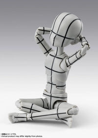 S.H.Figuarts Body-kun Ken Sugimori Edition (Wireframe Gray Color Ver.) Action Figure