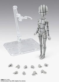 S.H.Figuarts Body-chan Ken Sugimori Edition (Wireframe Gray Color Ver.) Action Figure