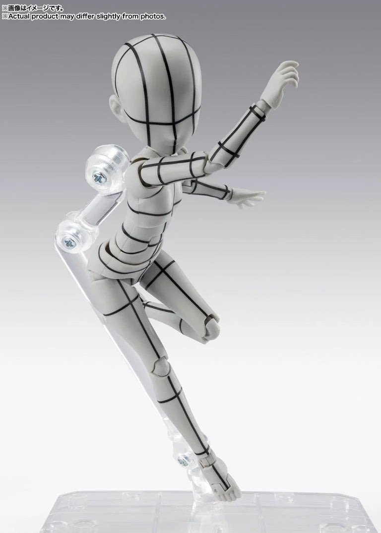 S.H.Figuarts Body-chan Ken Sugimori Edition (Wireframe Gray Color Ver.) Action Figure